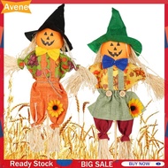 Small Fall Harvest Scarecrow Thanksgiving Scarecrow Fall Harvest Standing Scarecrow Decors for Garde