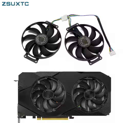 FDC10H12S9-C T129215SU 6PIN GTX1660 RTX 2060 Super GPU Fan for ASUS GTX 1660 1660Ti Dual EVO OC RTX2
