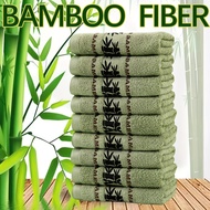 cod9-Piece Bamboo Fiber Towel Set 32*72 cm 12*28inch  Soft Highly Absorbent Quick-Drying Suitable fo