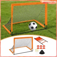 [Flourish] Soccer Goalpost Folding Kids Soccer Net Set Soccer Accessories Training Ladder for Indoor