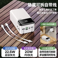 R REMAX Power Bank 6,000mAh Comes with Cable Fast Charge Power Bank with LED Lighting 3C Outdoor Pow