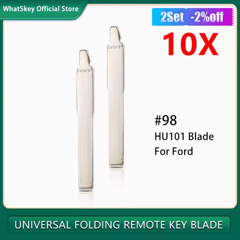10Pcs/Lot Original NO.98 Replacement Key HU101 Blade Car Blank KD VVDI JMD For Ford Focus Flip Remot