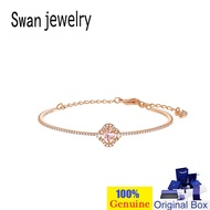 135S Swan Jewelry Bracelet SPARKLINGDANCE Swarovski Adjustable Bracelet Women's Bracelet Swan Jewelr