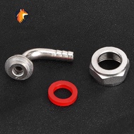 YRBWBW Keg Coupler Fitting, Hex Nut Barb Connector Beer Line Connector Kit, Durable Home Brewing Acc