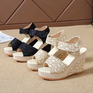 Ready Stock 🔥 Kasut Women Wedges Heels Kasut perempuan Kasut Tinggi Heels Wedges