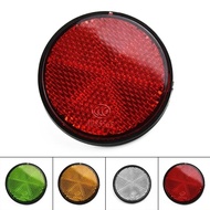 Universal Bicycle Motorcycle Reflector Round Warning Strip Car Bike Moto Reflector Stickers Safety R