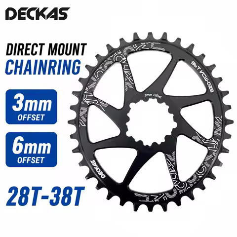 Deckas Chainring Oval Direct Mount 3mm 6mm Offset for Sram XX1 Eagle X01 X1 X0 X9 Bike Mountain 6 Mm