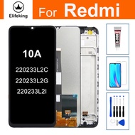 6.53 LCD สำหรับ Xiaomi Redmi 10A 220233L2C 220233L 220233L2G 2I สัมผัสทำให้เป็นดิจิทัลประกอบเปลี่ยนด