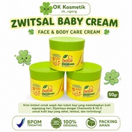 Ok_ngeng (ORI) Zwitsal Baby Face & Body Cream 50GR || For Babies