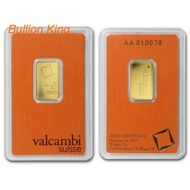 5 grams Valcambi Suisse Gold bar | 999.9 Purity