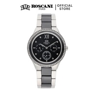 Roscani Scarlett 975 Stainless Steel Bracelet Women Watch -Multifunction + WR 5ATM | Stainless Steel
