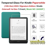 Toughened screen protector, anti-scratch screen for Kindle 2024 6", Kindle 12th Kindle paperwhite 6