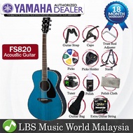 Yamaha FS820 40 Concert Solid Spruce Mahogany Acoustic Guitar Turquoise (FS 820)