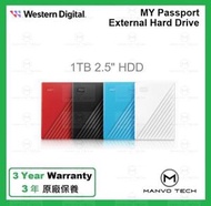 WD - MY Passport 1TB 2.5" HDD 外置 硬盤 - 黑色