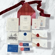 Free Vows Book - Floral Wedding Keepsake Custom Wedding Cards Personalized Memories Flatlay Photogra