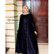 Fitri Elegant Luxury Party Dress with Pearl Tile Brocade, Modern Nursing Dress, Latest Dress