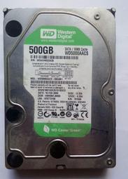 WD 500GB 綠標硬碟，良品