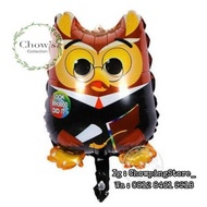 Mini Graduation Owl Foil Balloon 40cm Bachelor's Owl Animal/