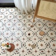 French retro tiles 200x200 bathroom all-ceramic small flower piece B&B nostalgic tiles kitchen and b