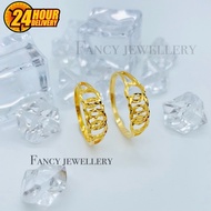 Fancy Jewellery Emas 916 Cincin A'udi Emas 916 tulen Bajet Emas 916