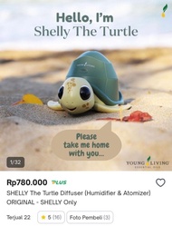 SHELLY The Turtle Diffuser (Humidifier &amp; Atomizer) Original &amp; Sealed