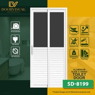 Slide and Swing Toilet Door asstl35