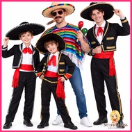 MYLITTLELASS Mexico Mexican Scotland Spain Ethnic Style Costume Children Traditional Performance Clo