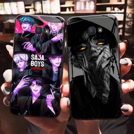 HW-30 ONLY BOYS Glass KACA Casing for Samsung Note FE J4 S24 S25 J7 J6 Core 9 Prime Pro Plus Ultra