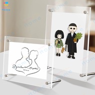 6 8 10 12 Inches B5 A4 A3 Acrylic Photo Frame Wall Display Table Stand 3MM+3MM Thickness