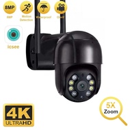 4K 8MP Wifi IP Camera 5MP H.265 Wireless Outdoor PTZ Camera AI Tracking 3MP HD Security Camera 1080P CCTV Surveillance P2P ICsee