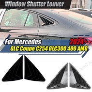 For Mercedes Benz GLC Coupe C254 GLC300 GLC400 2024 2025 Car Rear Window Side Vent Shutter Louver Co