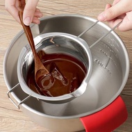 304不銹鋼巧克力融化鍋黃油芝士加熱隔水融化碗家用小號烘焙工具