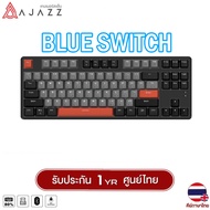 คีย์บอร์ดไร้สาย AJAZZ AK871 Gasket Mechanical Keyboard Wireless Bluetooth TKL คีย์บอร์ดเกมมิ่ง 80% ป