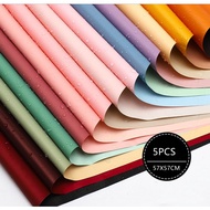5 PCS Korean 2 tone gold two-color thick waterproof bouquet wrapping paper gilt paper