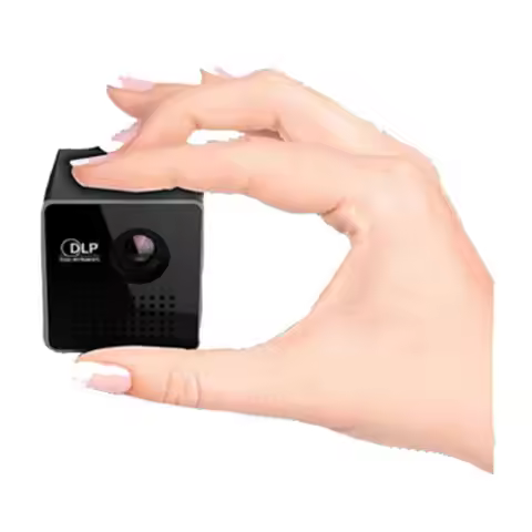 HD Video Projector, Portable DLP Mini Led Projector With Battery and Wifi Connect Mobile Phone