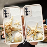 Soft Casing for OPPO F17 A15 A54 A16K A16E A93 Reno 4 Lite 4F A15s A35 Pro White Q34 Beach Shell