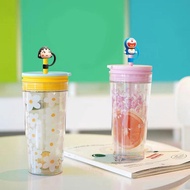 Silicone Glass Straw Dust Cap Creative Cute Big Straw Plug Mouthed Drinking Straw Symbol I2e5