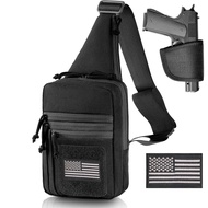 Tactical Concealed Carry Bag for Men - Spacious Sling Backpack for Gun Holster - Secure Concealed Ca