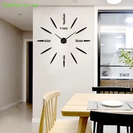 DAYDAYTO Simple Modern Design DIY Digital Clock Home Decor Silent Wall Clock Room Living Wall Decoration Punch-Free Wall Clock SG
