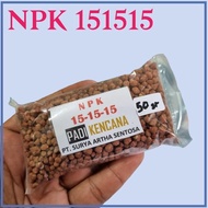 PUPUK NPK 15-15-15MERAH PAKET HEMAT 50gram