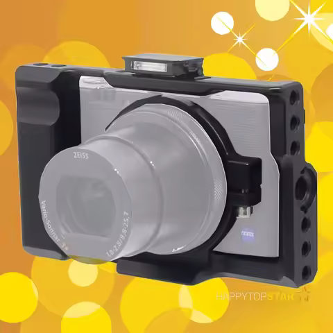 RX100M3 RX100M5 Cage Kit L Quick Release QR Plate Camera Bracket Hand Mount Grip For SONY RX100 3 4 