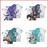 NS Honkai Star Rail Cosplay Acheron Summer T-Shirt