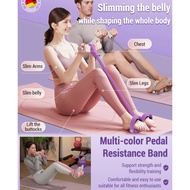 【HOT SALE】[Multi-Color Pedal Resistance Band]High-elastic Pilates Yoga Band/Shape Body Slim Waist Ba