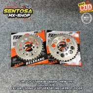 CHROME REAR GEAR CB150R OLD CB150R LED V2/ V3 SONIC 150/ VERZA 150/ MEGA PRO/ TIGER/ GL PRO 428/ SIZ