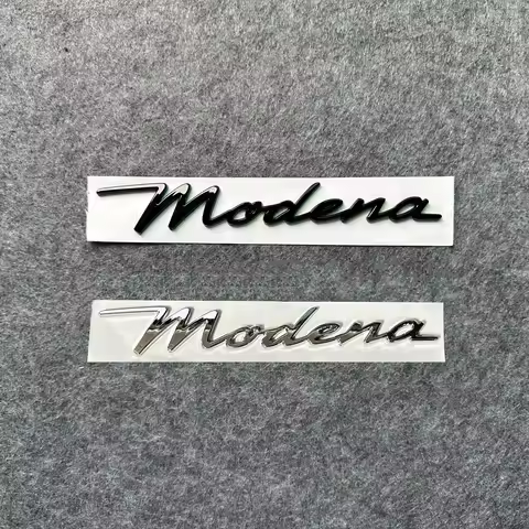 Car Rear Trunk Letters Words Logo Badge Emblem Decals Sticker For Maserati Modena Levante Quattropor
