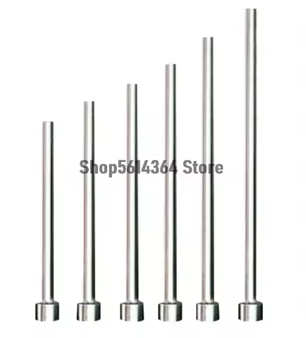 0.8 1 1.5 1.1 2 2.5-2.9mmTip 100mm Length Steel Straight Injection Mould Ejector Pin Die Thimble 5 P