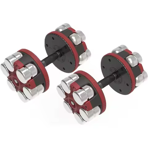 Adjustable Dumbbells 10-45 Pounds, 3 lbs Increments, Pair