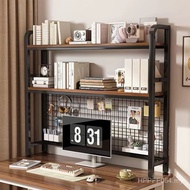 Multi-Layer Storage Bookshelf Desk Student Shelf with Grid Hole Board Computer Desk Shelf Desk Dormi
