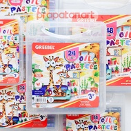 Greebel Oil Pastel 12 Colors | Oil Crayon