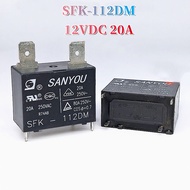 รีเลย์20A Sanyou 12V 4Pin 25A 1ชิ้น SFK-112DM ของแท้ใหม่